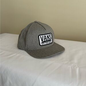 Vans Classic Gray Hat with Logo Patch
